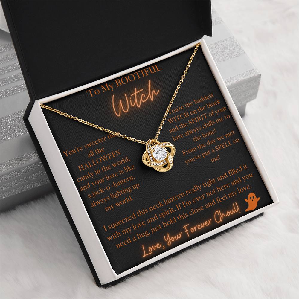 To My Bootiful Witch - Limited Edition Halloween Necklace